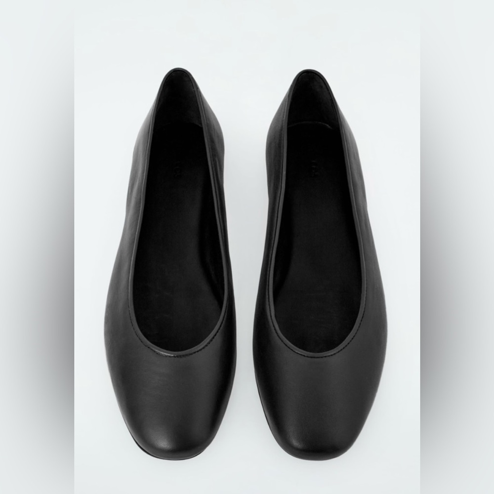 COS Sleek Black Women's Loafers